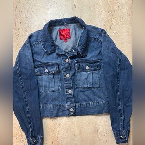 Jennifer Lopez Waist Length Jean Jacket Size XS